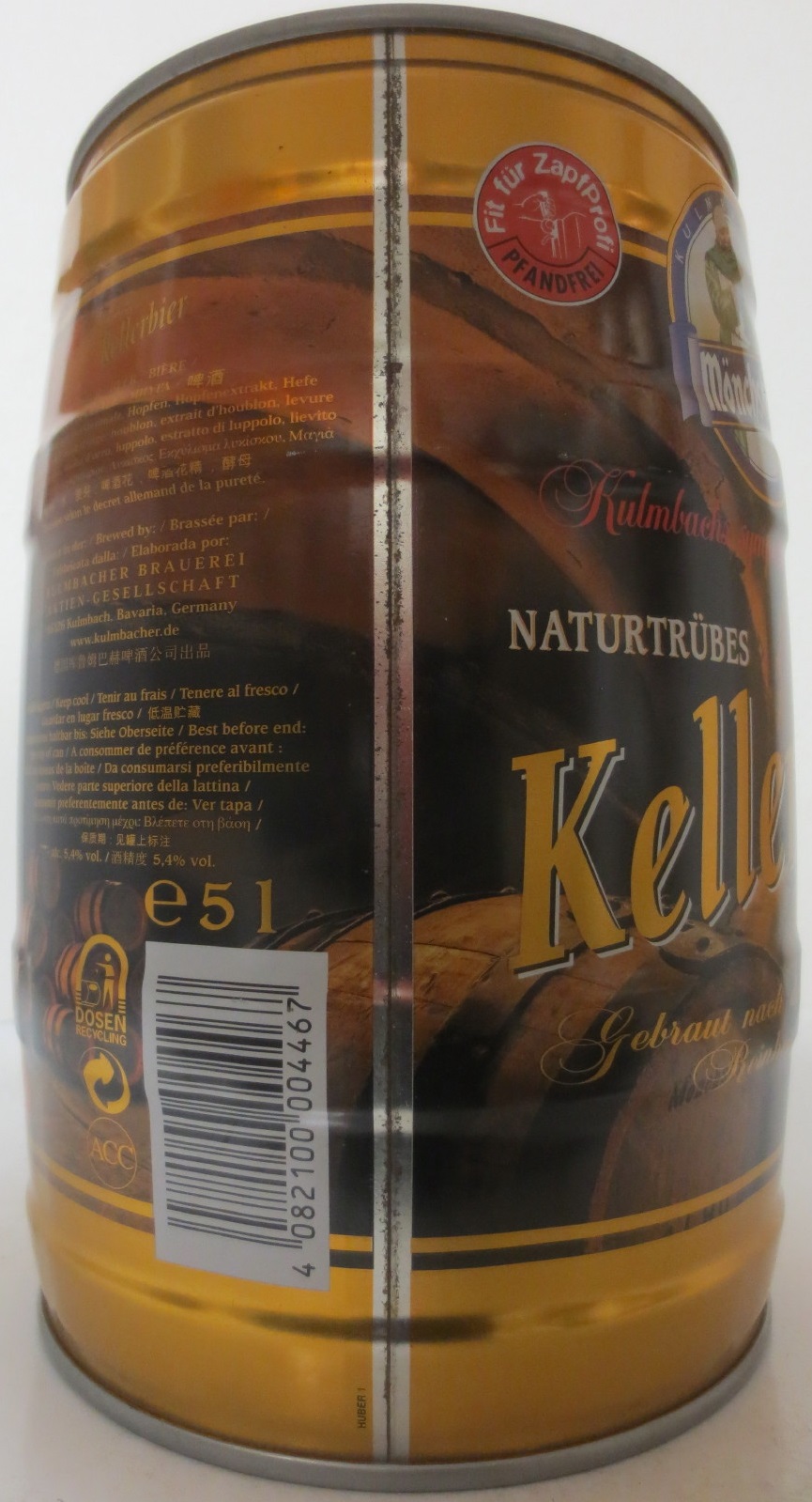 Mönchshof NATURTRÜBES Kellerbier 