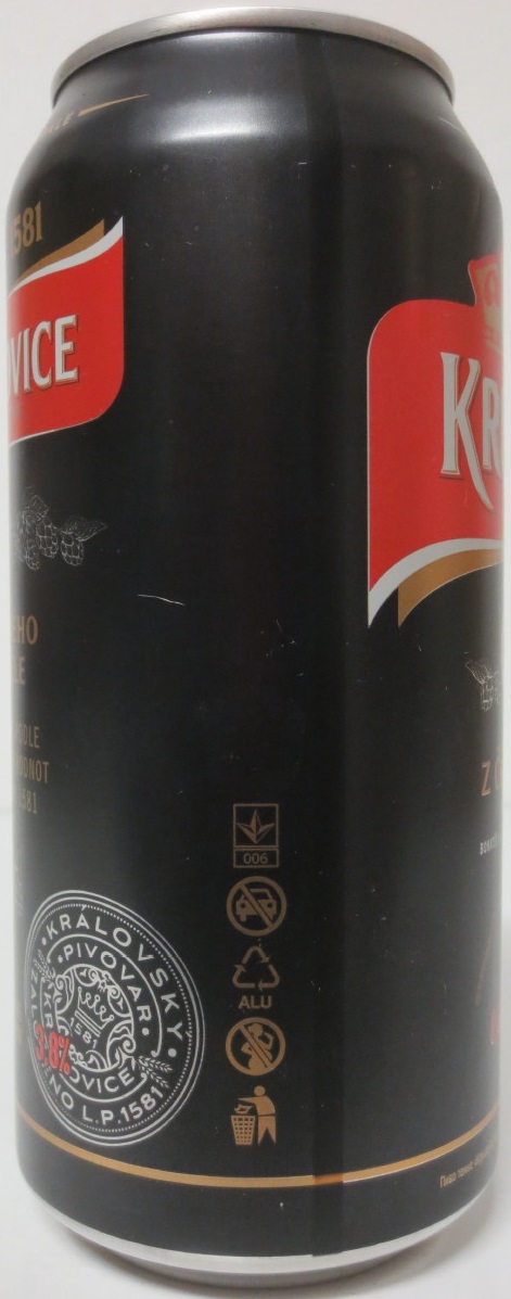 KRUŠOVICE ČERNÉ ZE ŽATECKÉHO CHMELE (40cl) (B/O)