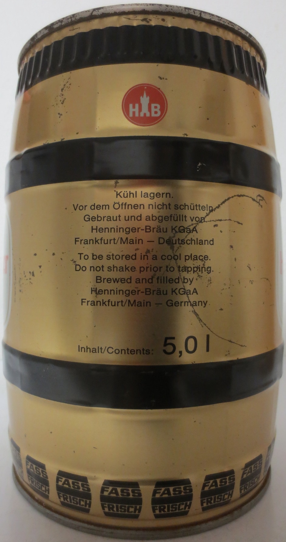 Henninger EXPORT ...Export-Bier der Meisterklasse (5L)