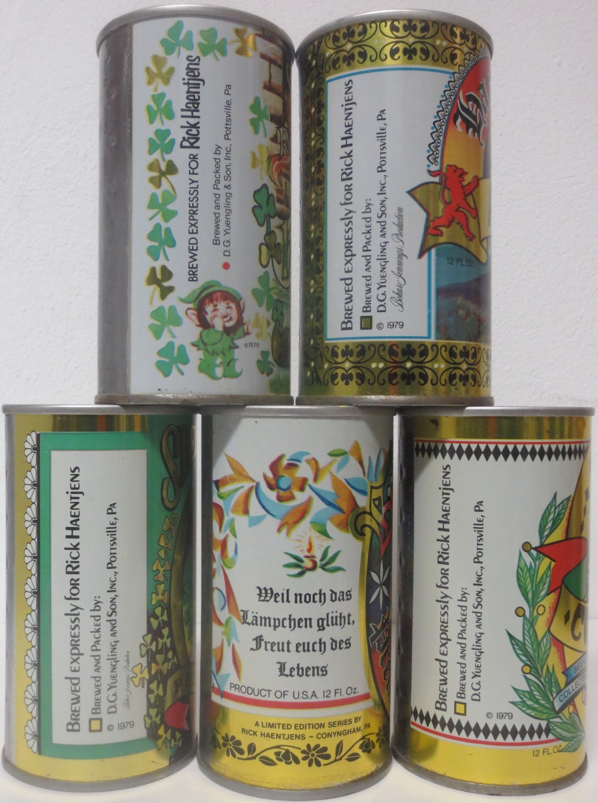 5 NICE GIRLS cans set from USA (35cl) (B/O)