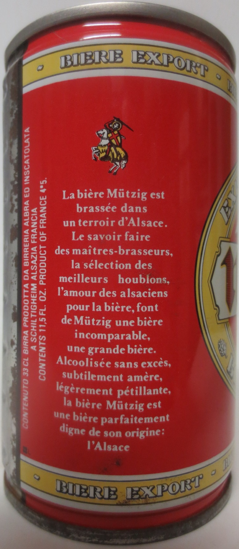 Mützig EXPORT (CS) (33cl) (T/O) Nr.1