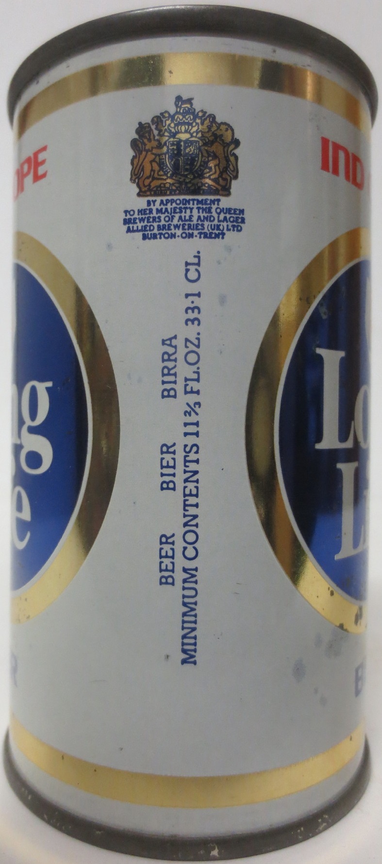 IND COOPE Long Life BEER (33cl) (B/O) FLAT TOP 