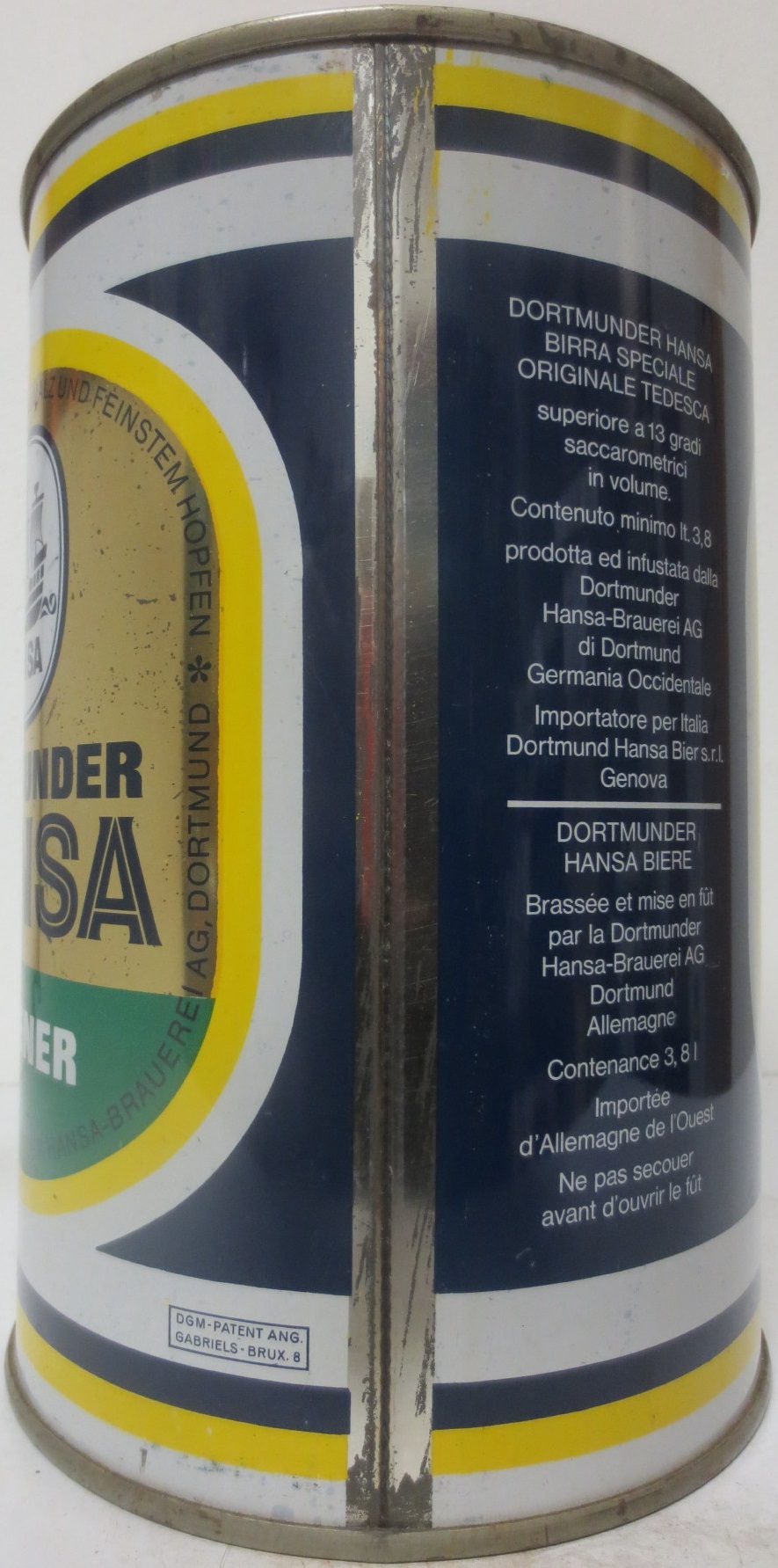DORTMUNDER HANSA PILSENER (3,8L) (SS) Nr.1 