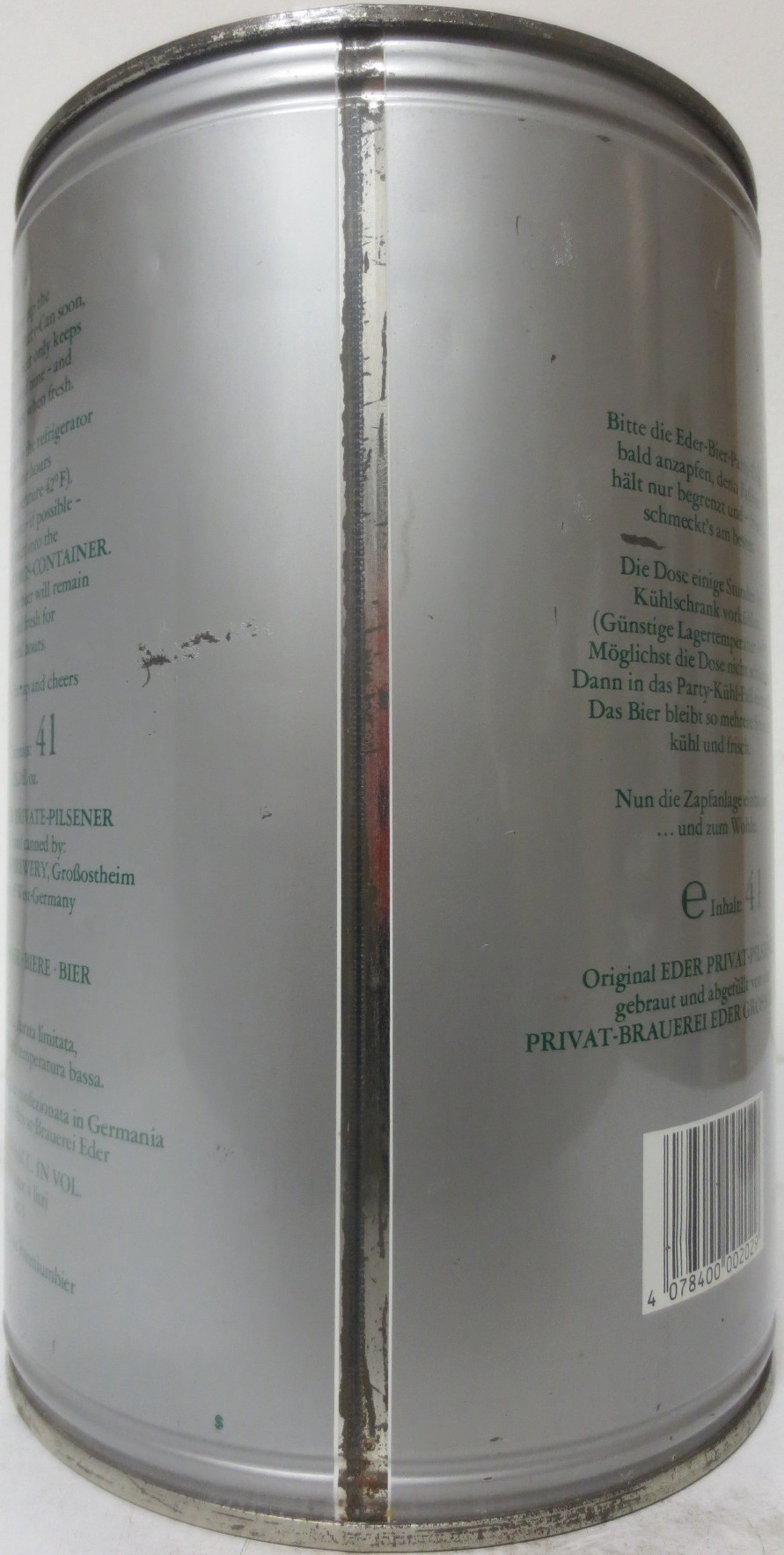 Eder Privat-Pilsener Feinherb (4L) (CS) Nr.1 