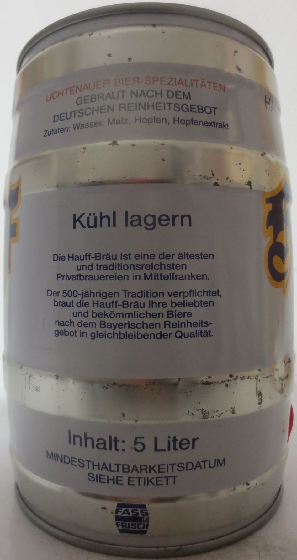 Hauff Pils LICHTENAUER BIER (5L) Nr.1 