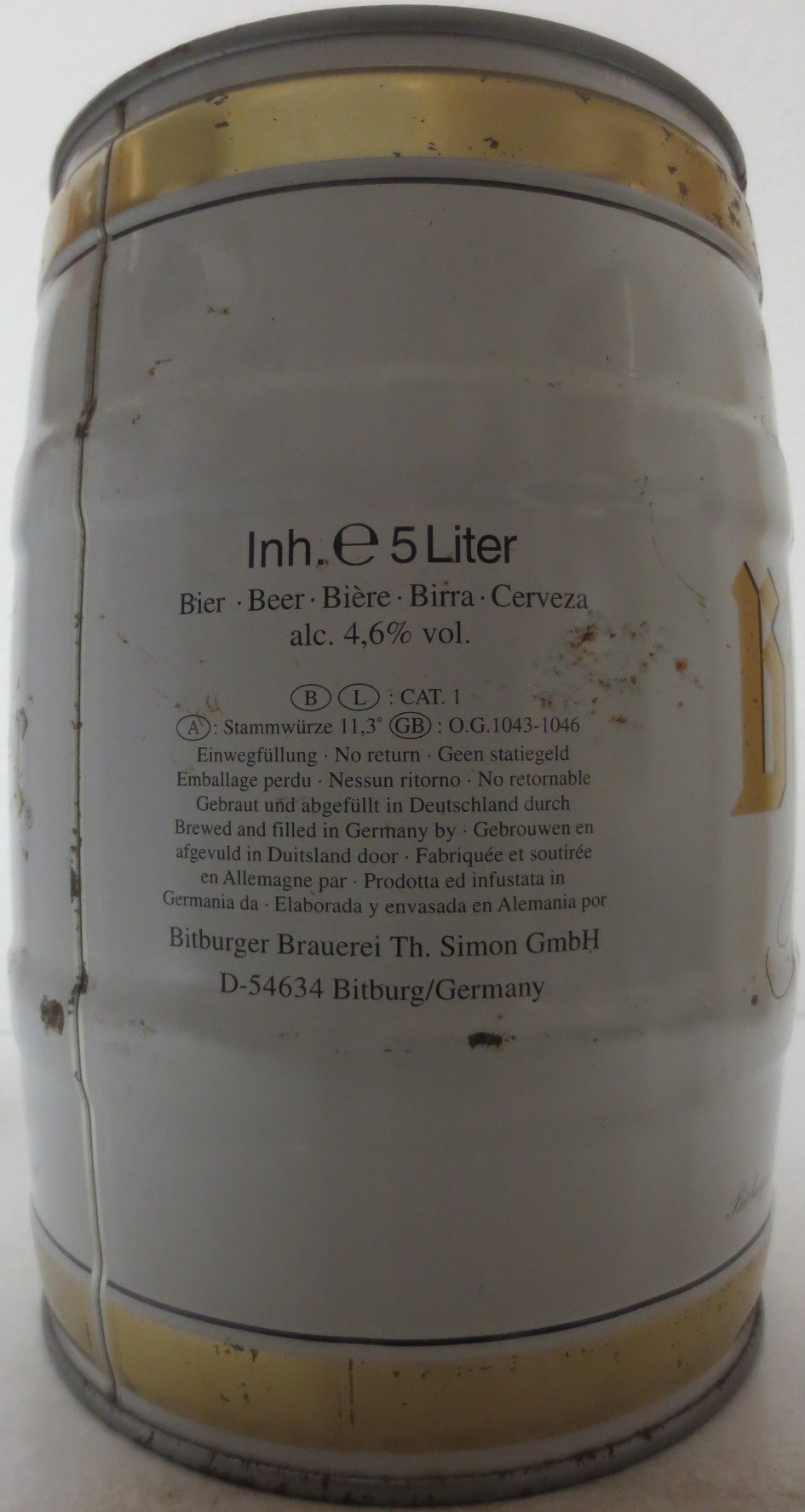 Bitburger Premium Pils KLASSISCH HERB 