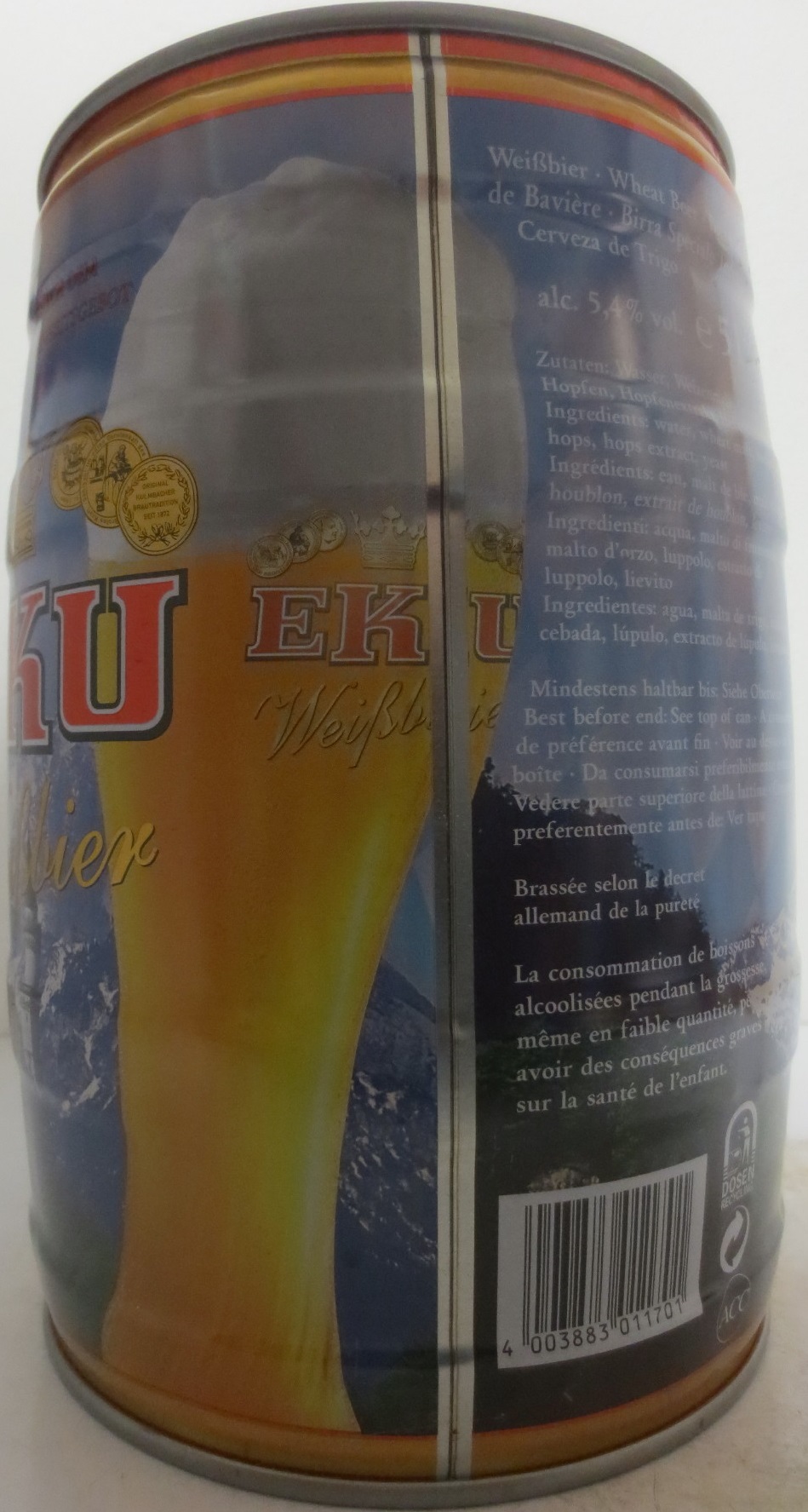 EKU Weißbier (5L)
