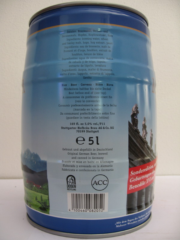 MALTESER WEISSBIER (5L) Nr.1