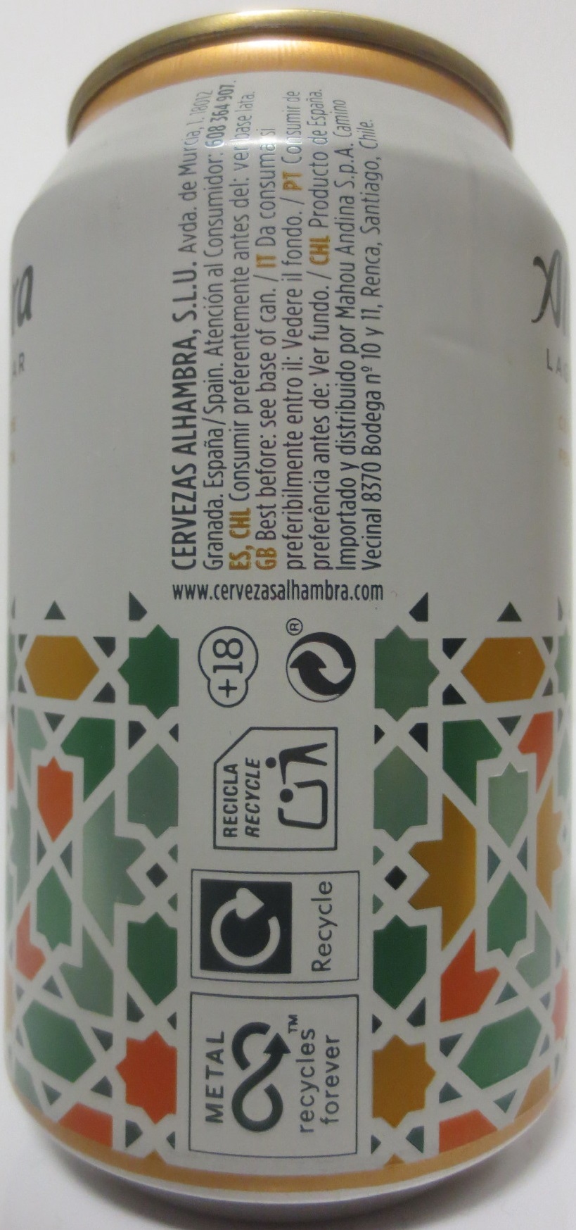 Alhambra LAGER SINGULAR (33cl) (B/O) 