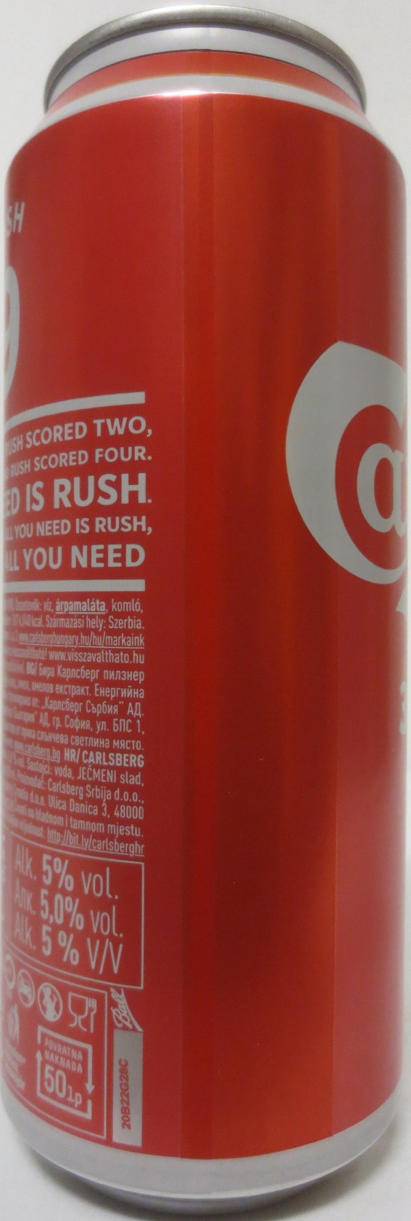 Carlsberg CELEBRATING 30 YEARS TOGETHER (50cl) (B/O) 