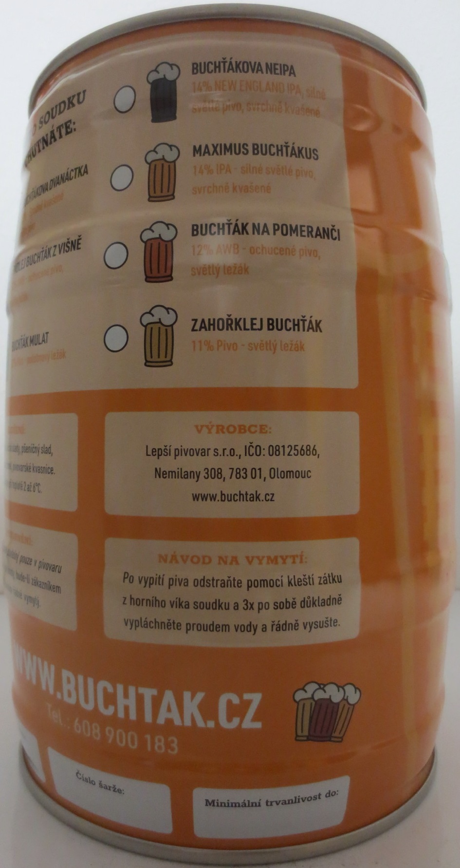 BUCHŤÁK PIVOVAR (5L) Nr.2