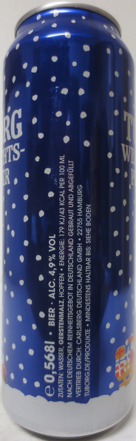 TUBORG WEIHNACHTS PILSENER (56,8cl) (B/O) 