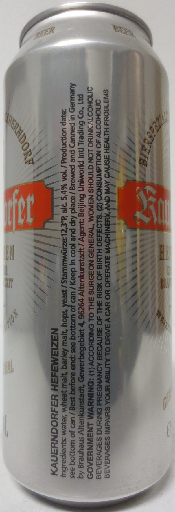 Kauerndorfer HEFEWEIZEN (50cl) Nr.1