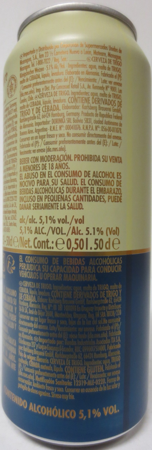 königsbacher WEIZEN CERVEZA DE TRIGO (50cl) Nr.1