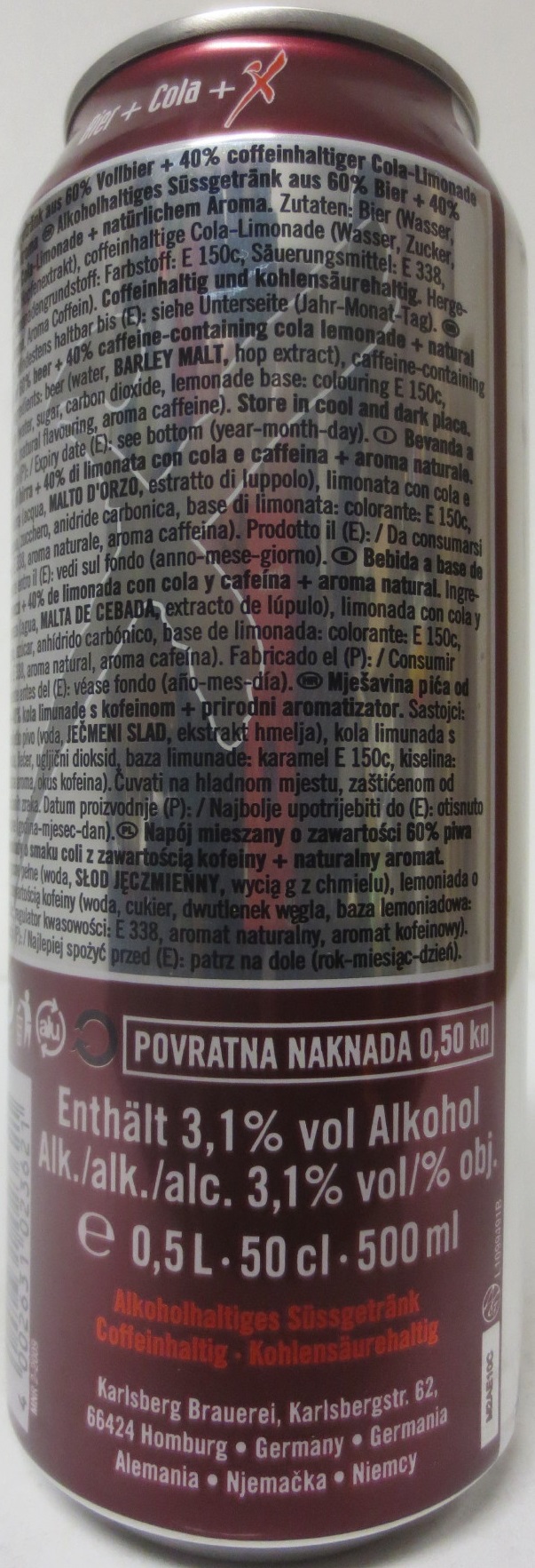 Mixery Bier + Cola + X (50cl) Nr.1