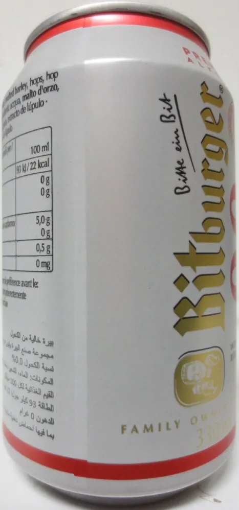 Bitburger 0,0% (33cl) (B/O) Nr.1 