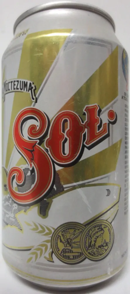 Sol CERVECERIA MOCTEZUMA from MEXICO (34cl) (T/O) Nr.1