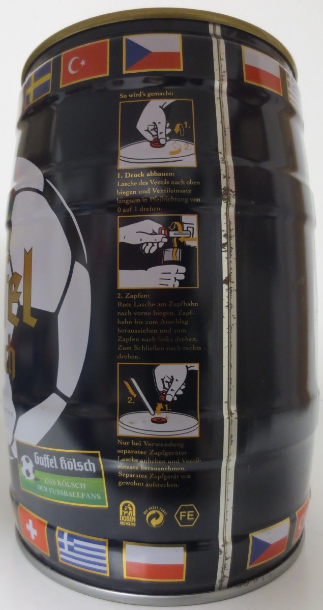 Gaffel kölsch football (year 2008) (5L) Nr.1