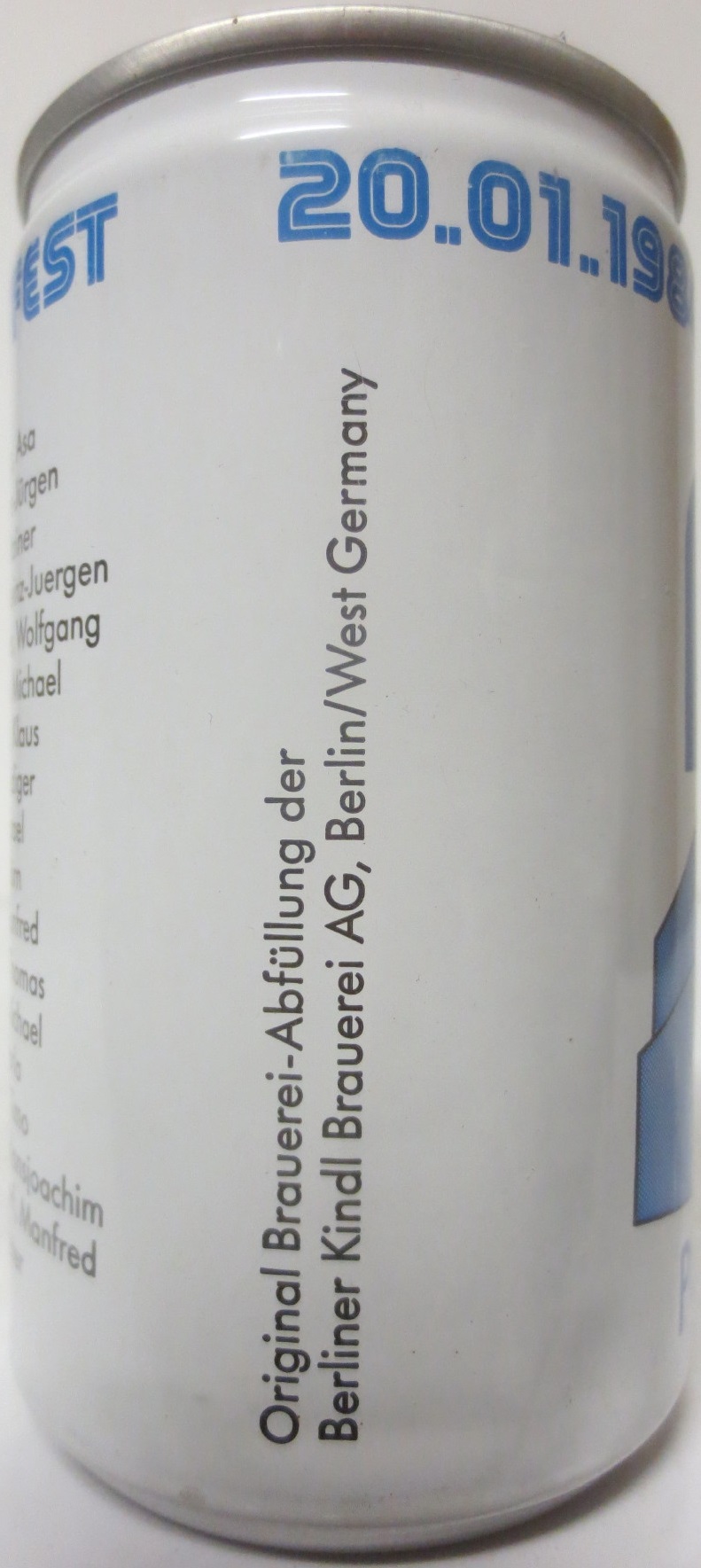 PLM-BALL 20.1.1984 (33cl) (B/O) Nr.1