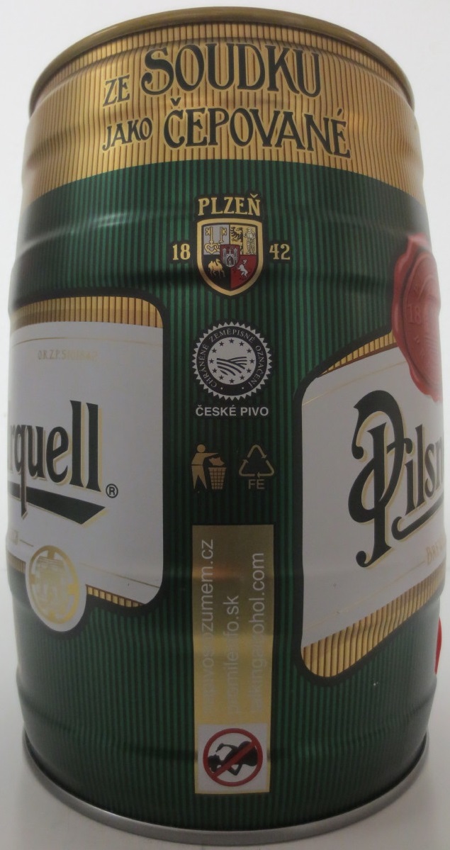 Pilsner Urquell BREWED IN PLZEŇ.CZECH č.2