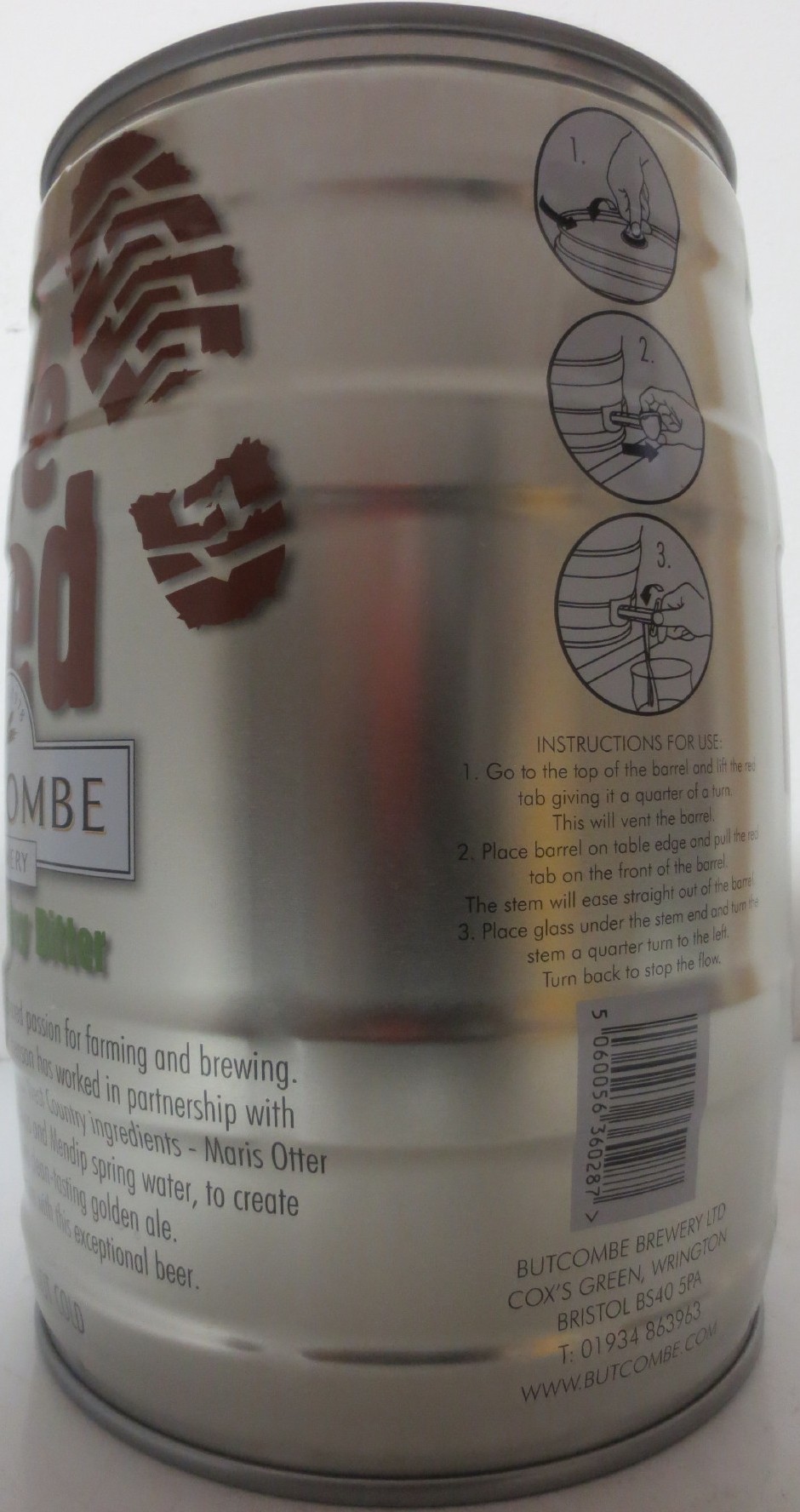 BUTCOME BREWERY West Country Bitter (5L) Nr.1