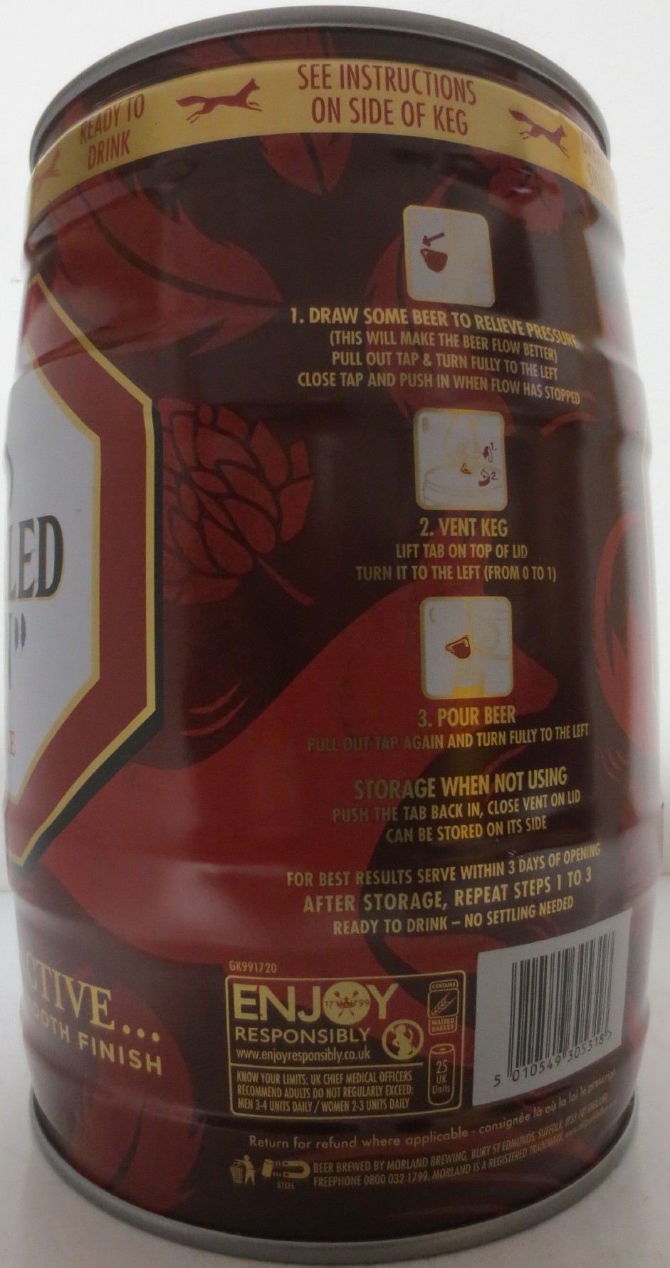 MORLAND OLD SPECKLED HEN CRAFTED FINE ALE (5L) Nr.2