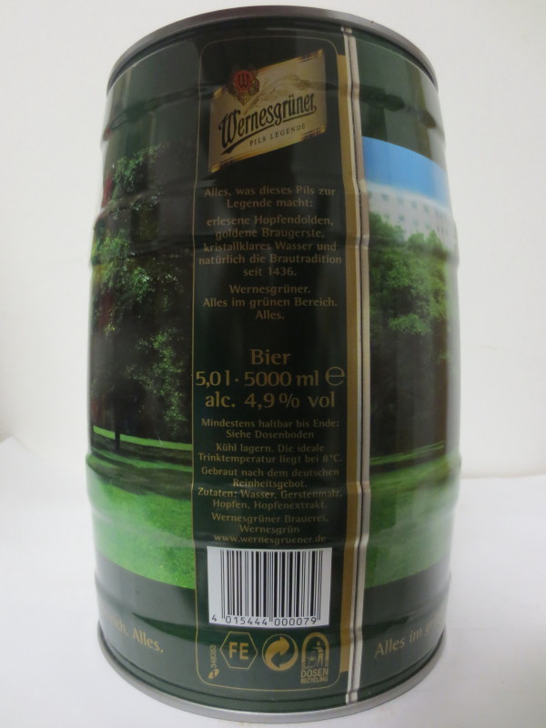 Wernesgrüner PILS LEGENDE LIMITIERTE EDITION