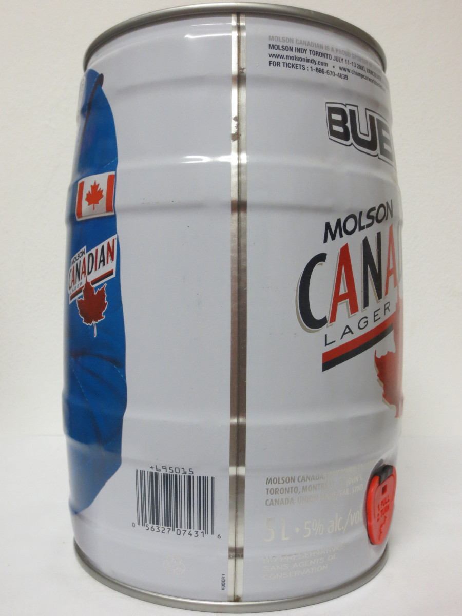 MOLSON CANADIAN LAGER BUBBA IT´S YOUR WORLD
