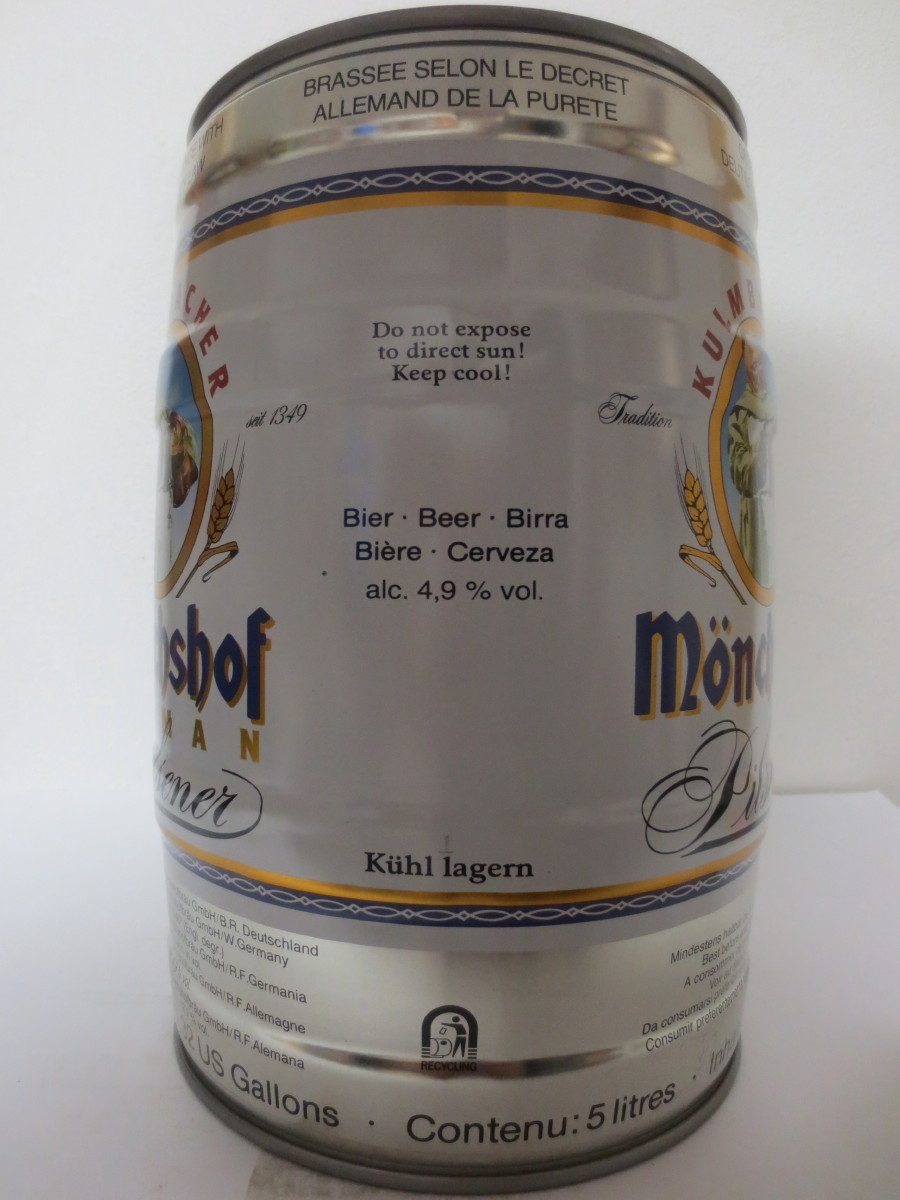 KULMBACHER Mönchshof GERMAN PILSENER