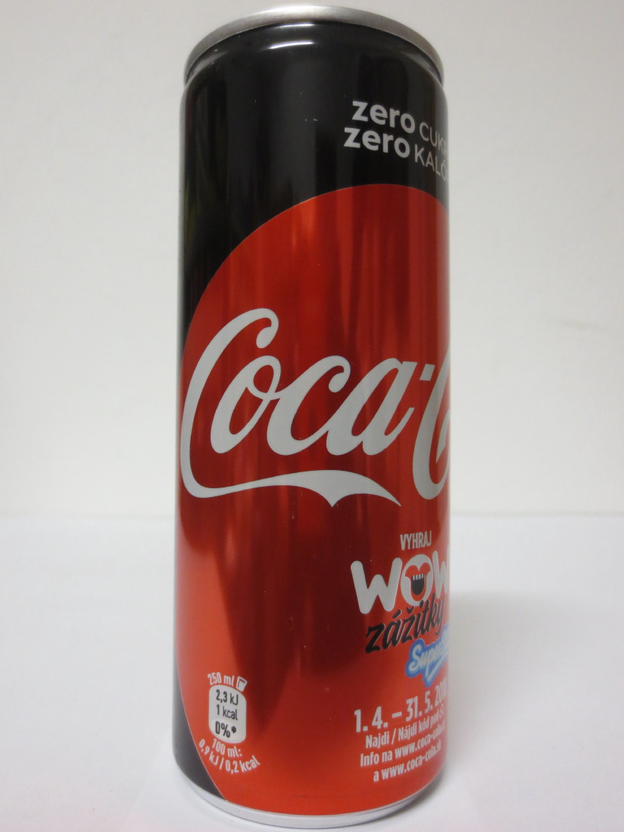 Coca Cola ZERO VYHRAJ WOW zážitky Super Star 1.4.-31.5.2018 from CZECH REPUBLIC (25cl) (B/O) 
