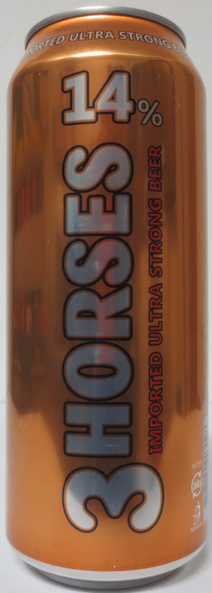 3 HORSES 14% (50cl)