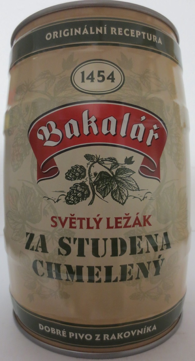 Bakalář SVĚTLÝ LEŽÁK ZA STUDENA CHMELENÝ