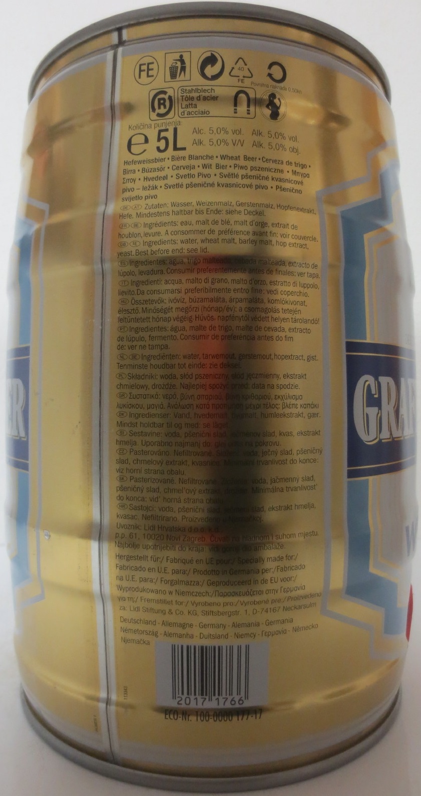 GRAFENWALDER HEFE WEISSBIER 