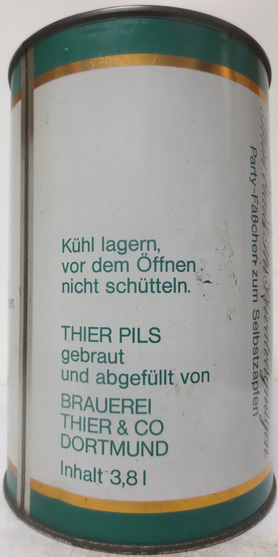 DORTMUNDER THIE Privat Pils (3,8L) (SS) Nr.1 