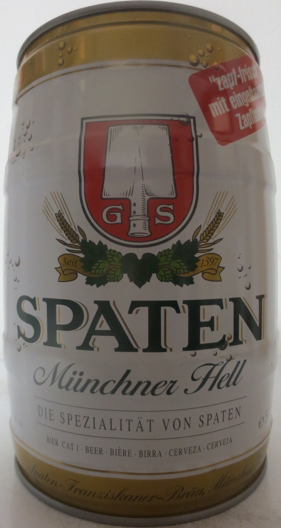SPATEN Münchner Hell (5L) Nr.1 