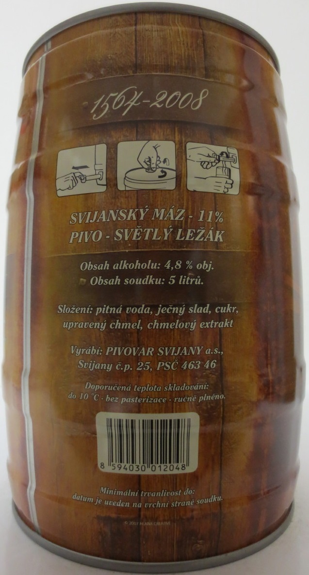 Svijany 1564-2008 444 let Tradice (5L) č.1