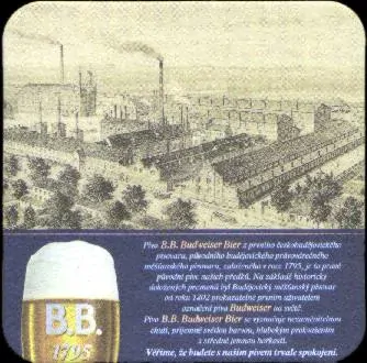 B.B. Budweiser Bier 1795 Ochutnej originál (PTVP-Č-ab) (série 4ks) 