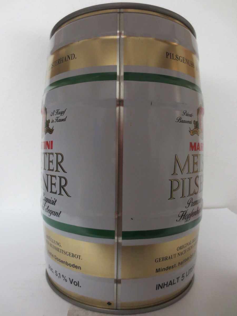 MARTINI MEISTER PILSENER Premium Exquisit Hopfenherb und elegant 