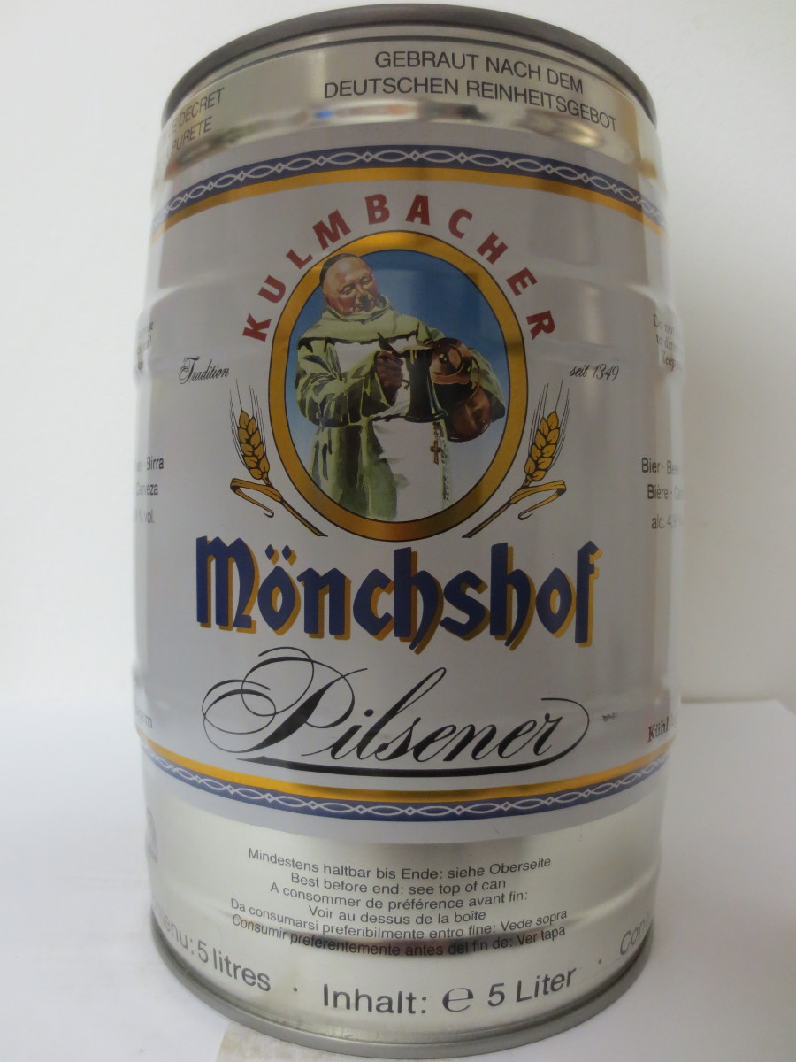 KULMBACHER Mönchshof GERMAN PILSENER