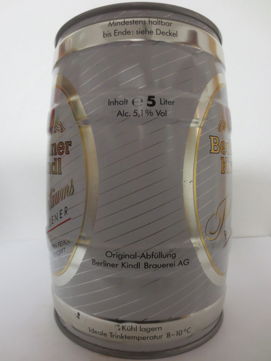 Berliner Kindl Jubiläums PILSENER EXTRA FEIN GEHOPFT č.1