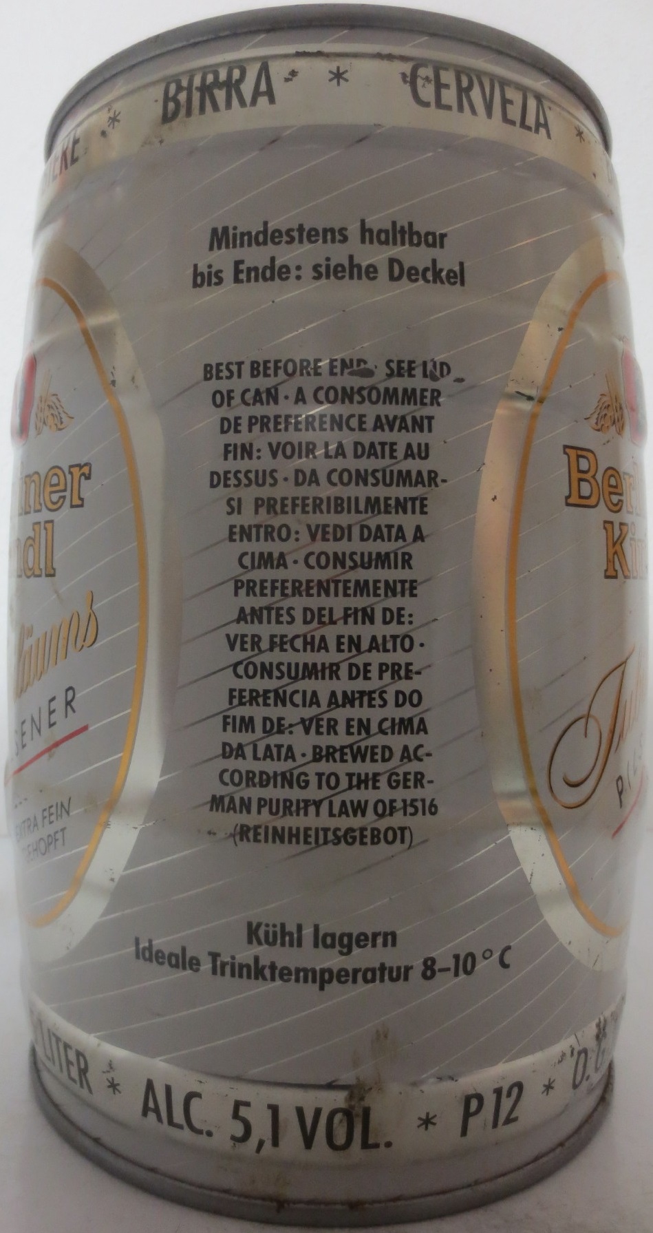 Berliner Kindl Jubiläums PILSENER EXTRA FEIN GEHOPFT Nr.2