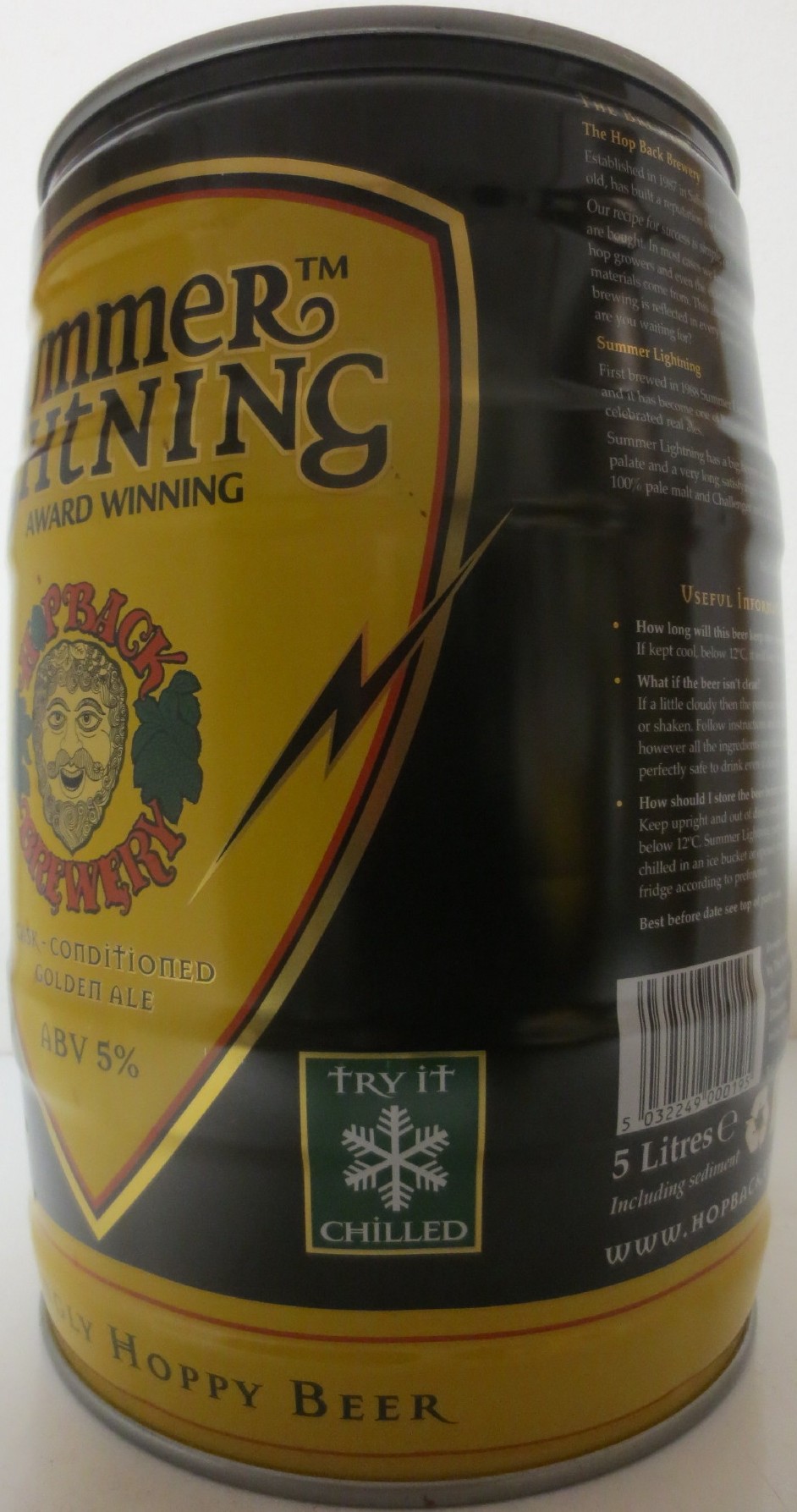HOP BLACK BREWERY Summer LICHTING AWARD WINNING (5L) Nr.1 