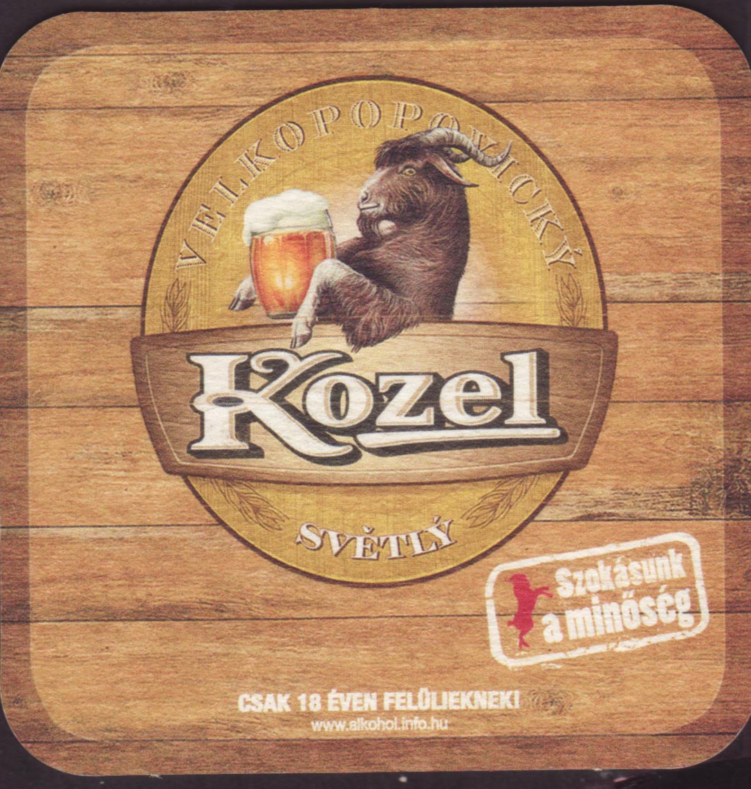 VELKOPOPOVICKÝ Kozel SVĚTLÝ Szokásunk a minösćg (PTEX-Č-ab)