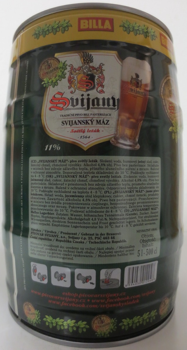 Svijany SVIJANSKÝ MÁZ BILLA