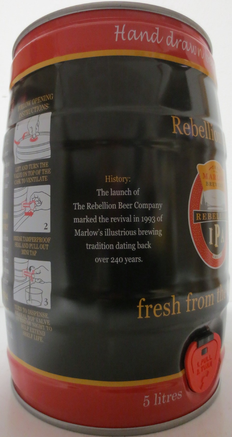 MARLOW BREWERY REBELLION IPA (5L) Nr.1