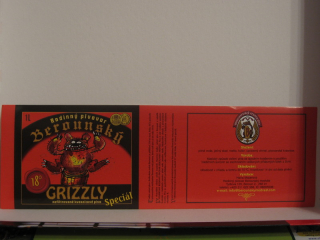 Rodinný pivovar Berounský GRIZZLY Speciál
