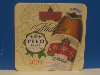 KRUŠOVICE Mušketýr pivo České republiky 2003 