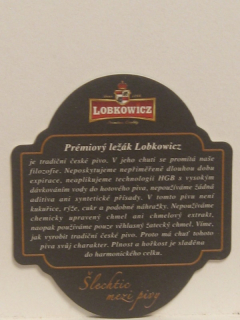 LOBKOWICZ Premiový Ležák Lobkowicz KNÍŽECÍ PIVOVAR Vysoký Chlumec 