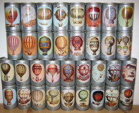 BECKER PILSNER complete set 35 balloons from Germany (33cl)