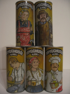 BRYGGHUSOL KLASS I SS (5 cans set) from Sweden (44cl) (T/O)
